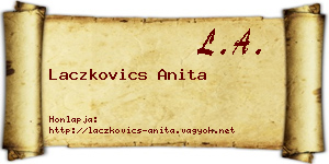 Laczkovics Anita névjegykártya